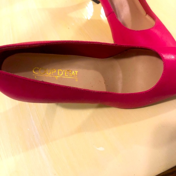 Pink Pumps by Coup D’Etat, Sz 7, Leather Uppers, 2” Heel - Picture 8 of 8